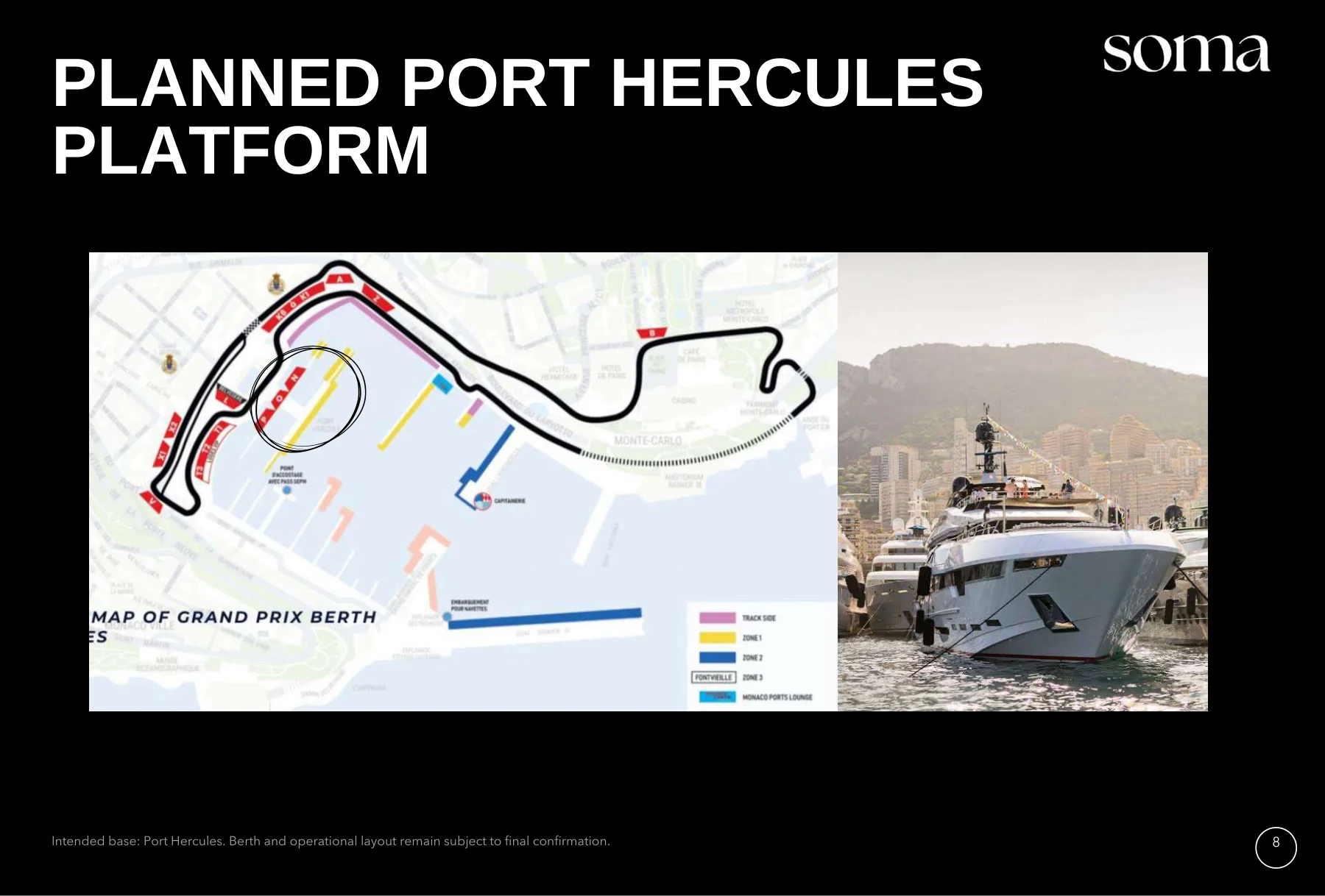 Planned Port Hercules platform